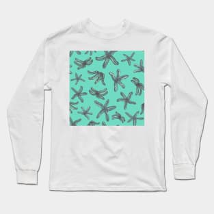 Sea Stars Pattern Long Sleeve T-Shirt